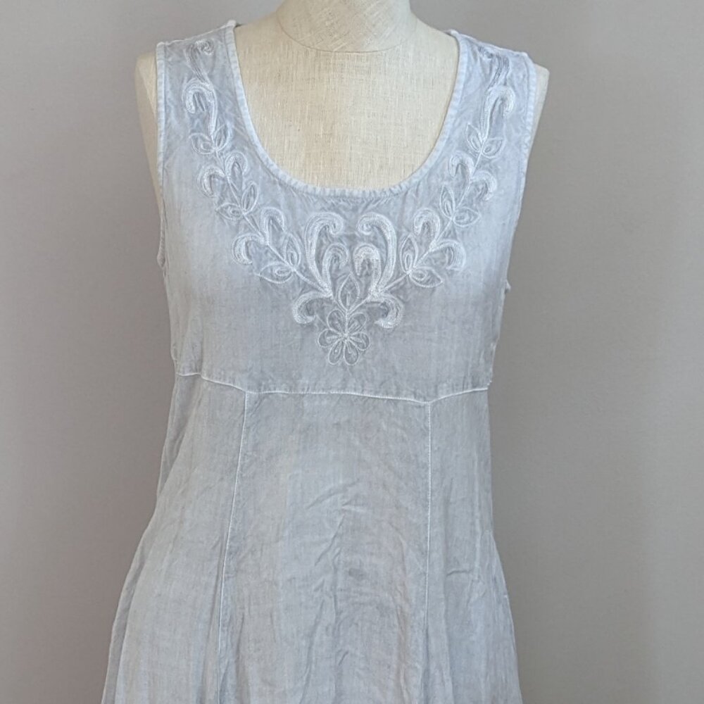 Holy Clothing Vintage Gray Midi Dress